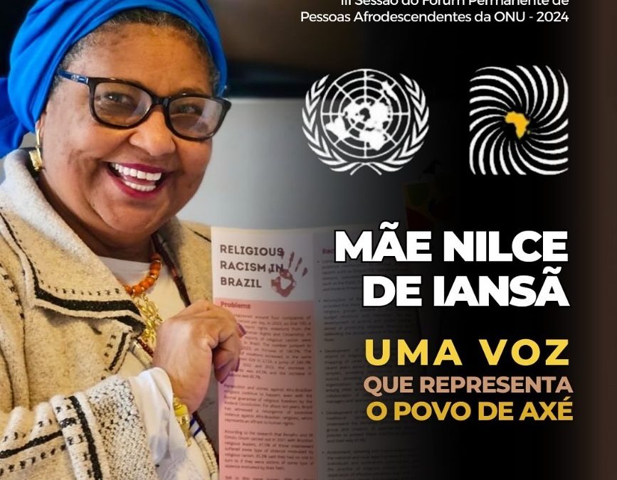 Quando Mãe Nilce de Iansã foi na ONU