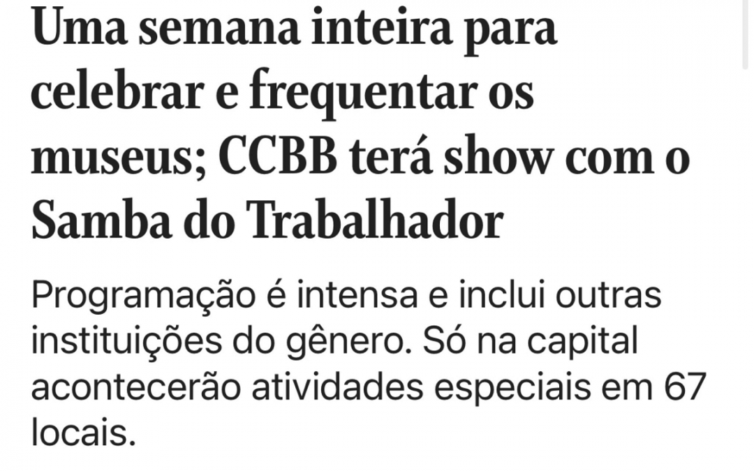 O Globo – maio 2023