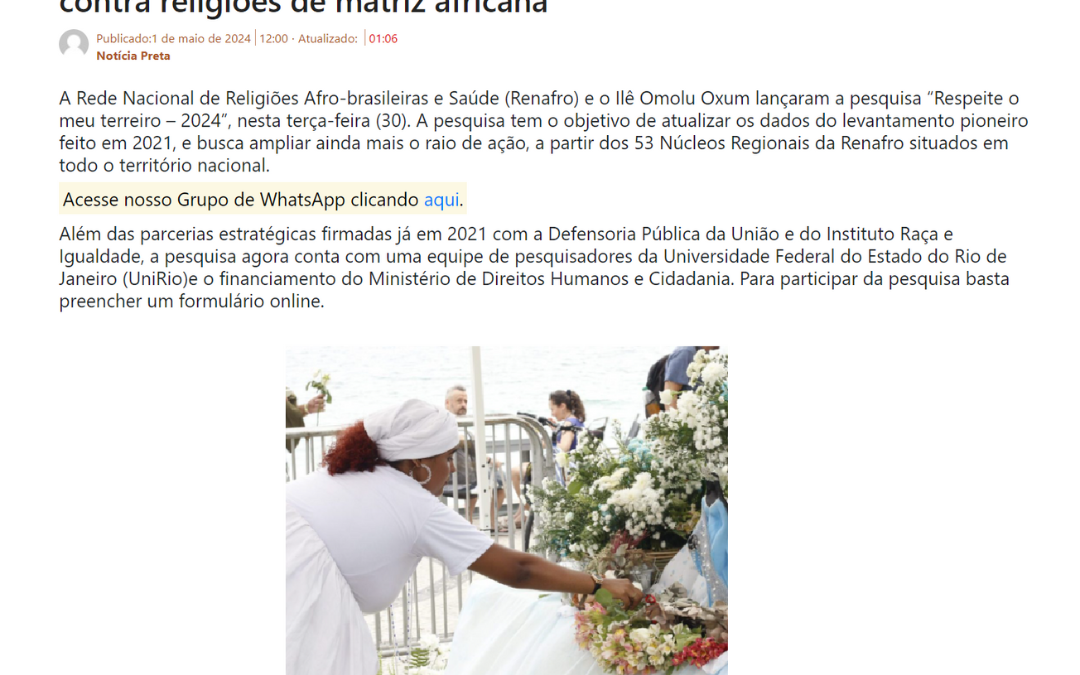 Alma Preta – Maio 2024