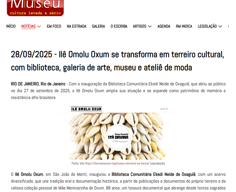 Revista Museu – Setembro 2025